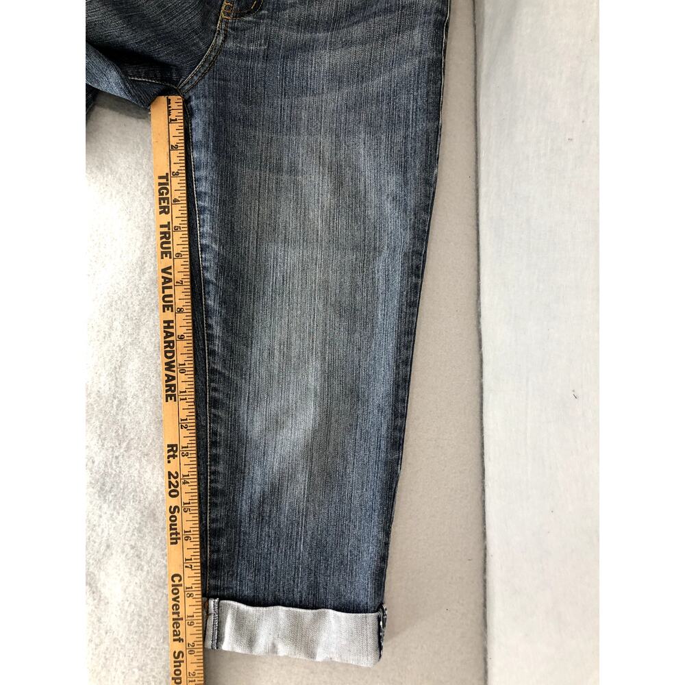 Faded Glory Womens Cropped Stretch Jeans  Size 8 - Picture 4 of 11